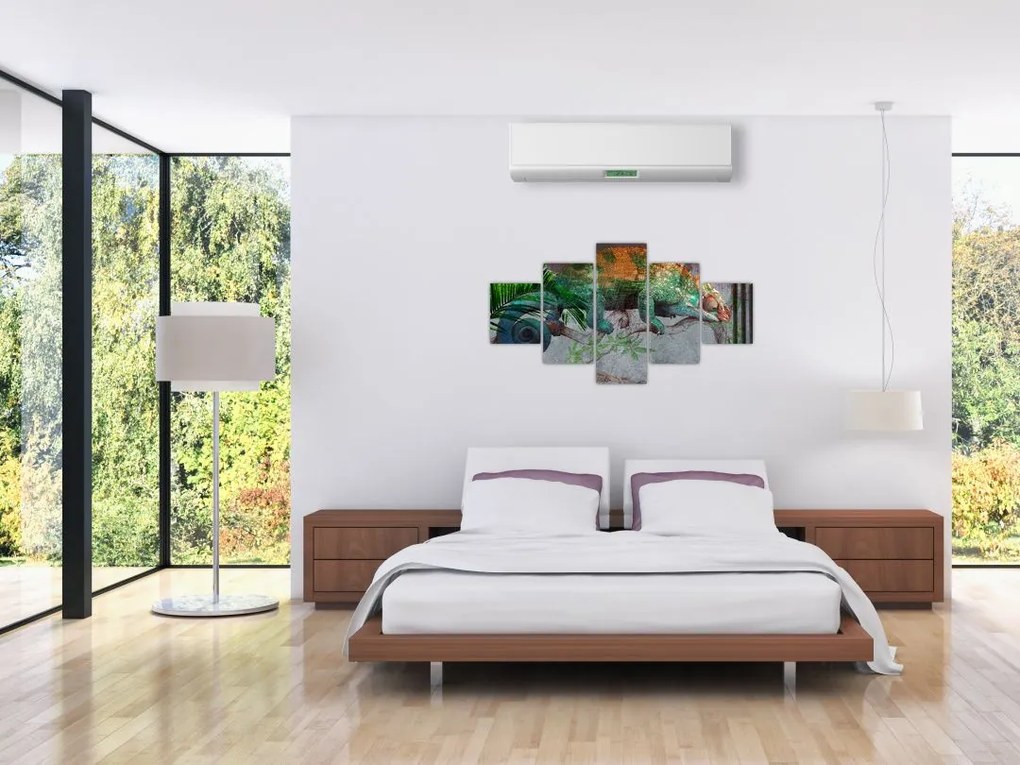 Obraz - Kameleon (125x70 cm)