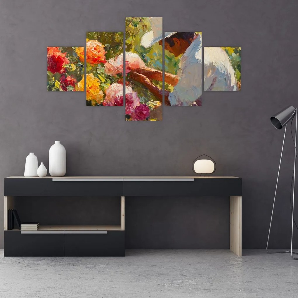 Obraz - Ogrodnik (125x70 cm)