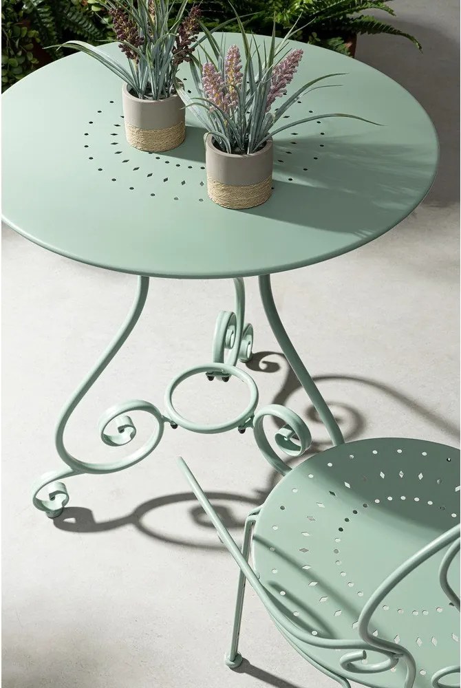 Stalowy okrągły stolik ogrodowy ø 70 cm Etienne – Bizzotto