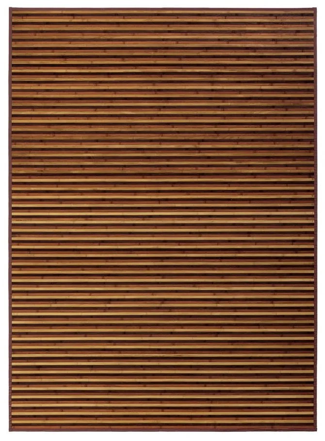 Musztardowo-brązowy bambusowy dywan 180x250 cm – Casa Selección