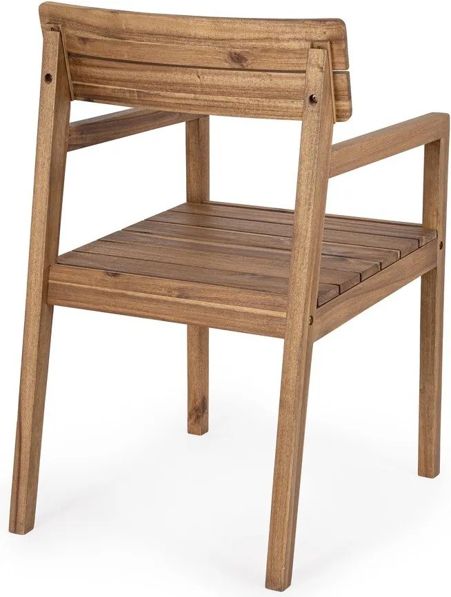 Drewniane krzesło ogrodowe w naturalnym kolorze Rodano – Bizzotto
