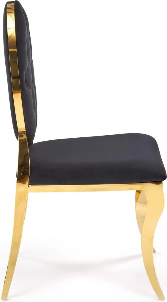 Krzesło z pikowaniem w stylu retro K556 Halmar