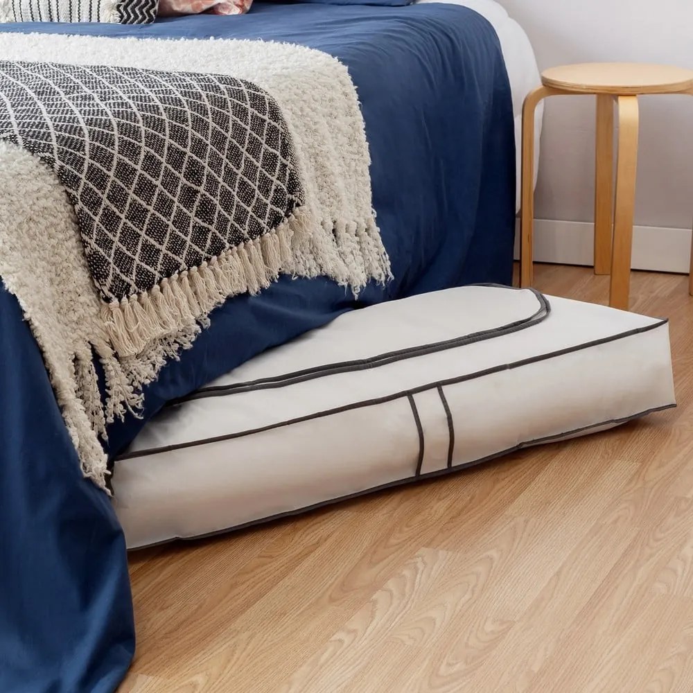 Biały organizer pod łóżko Compactor Underbed White