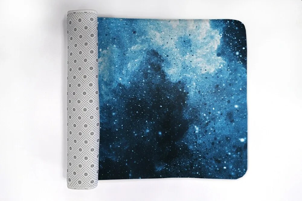 Dywanik pod prysznic Dywanik pod prysznic Niebieska abstrakcja