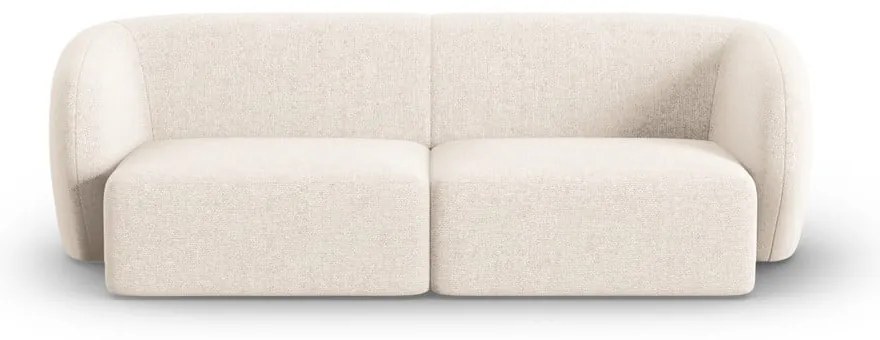 Beżowa sofa z tkaniny szenilowej 188 cm Paolo – Milo Casa