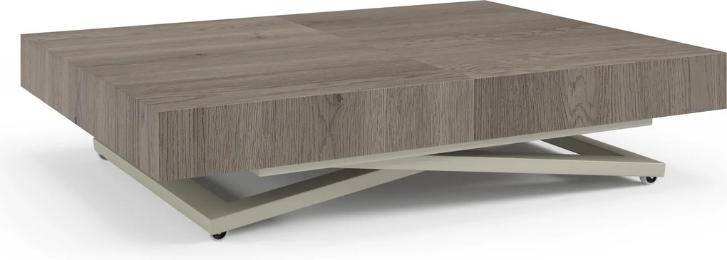 Rozkładany ławostół z regulacją wysokości Sanna U, podstawa kaszmir