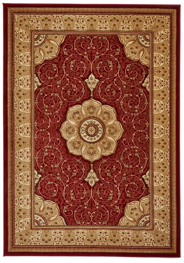 Czerwony dywan 200x290 cm Heritage – Think Rugs