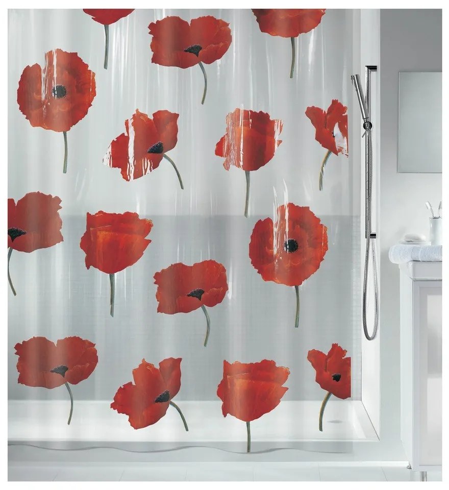 Zasłona prysznicowa 180x200 cm Poppy – Spirella
