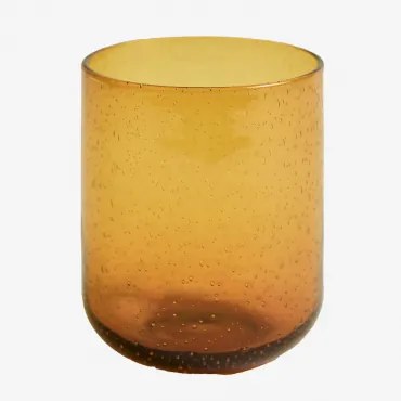 Zestaw 4 Szklanek 32 Cl Ze Szkła Gulix Żółta Ochra - Sklum