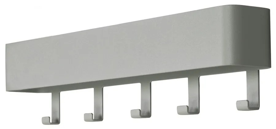 Szarozielony metalowy wieszak ścienny z półką 52 cm Dax Play – Spinder Design