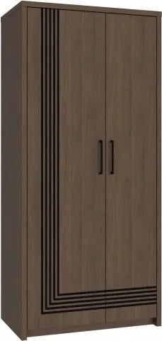 Dwudrzwiowa szafa z lamelami Eufemius 821