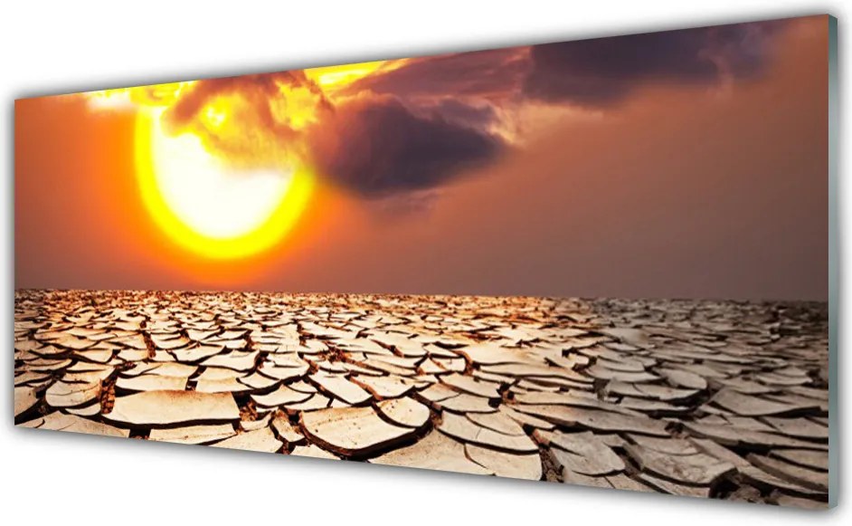 Szkło nad Blatem Żar Pustynnego Słońca