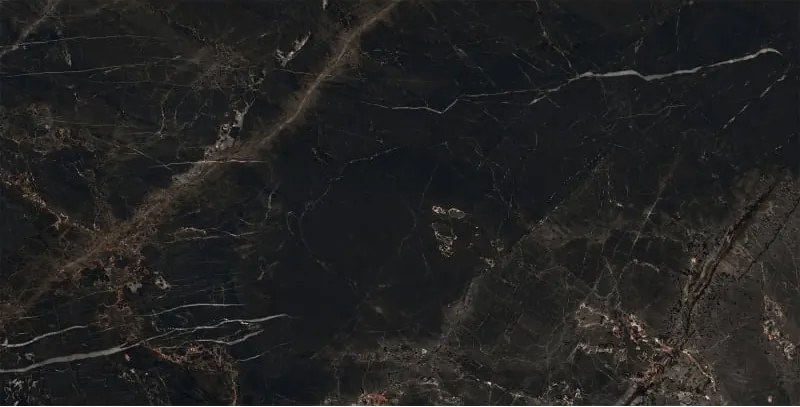 Mexen Marquino Black gres szkliwiony rekt. G1, płytka podłogowo-ścienna 120 x 60 cm, wysoki połysk - TL214-120-060-00