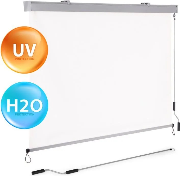 Roleta pionowa zwijana AW-038 - markiza na okno, drzwi balkonowe, tarasowe, beżowa