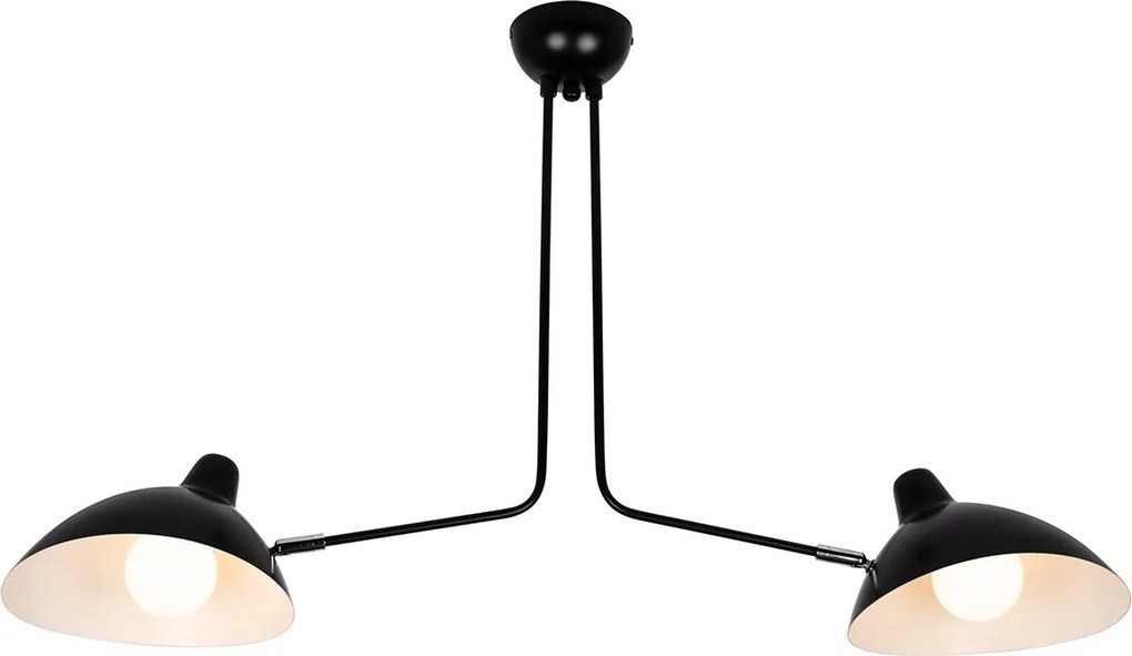 Lampa wisząca z kloszami z aluminium Raven 2