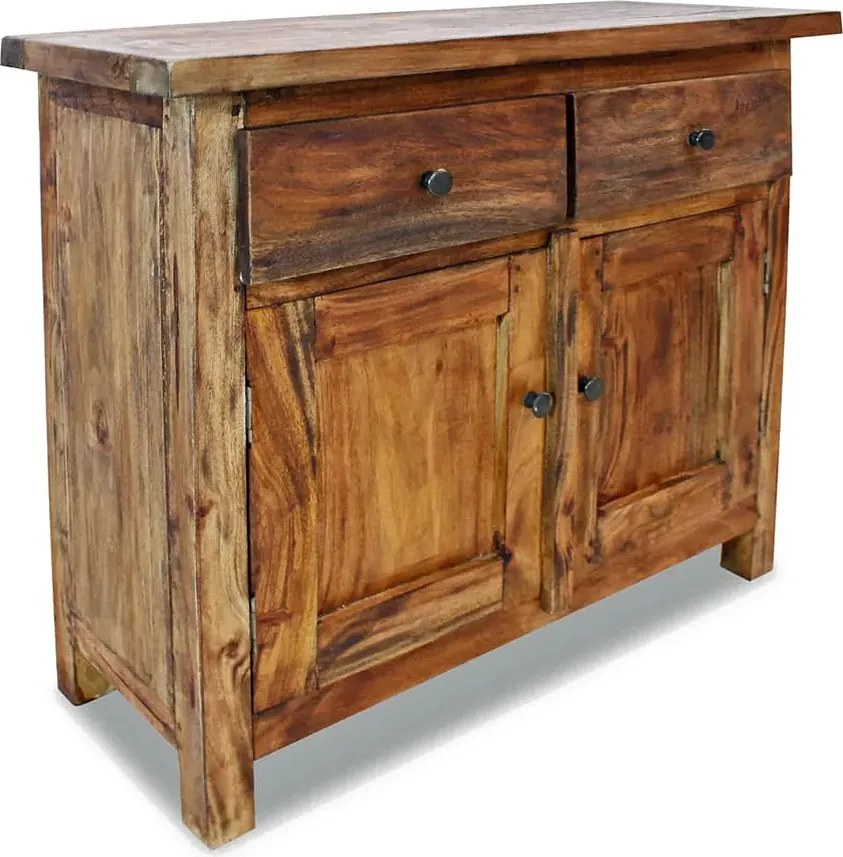 Brązowa komoda w stylu vintage C2-A19