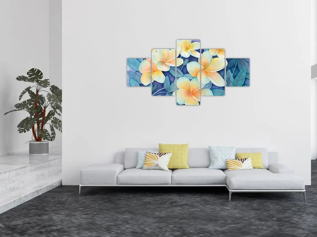 Obraz - Tropikalne krzewy (125x70 cm)