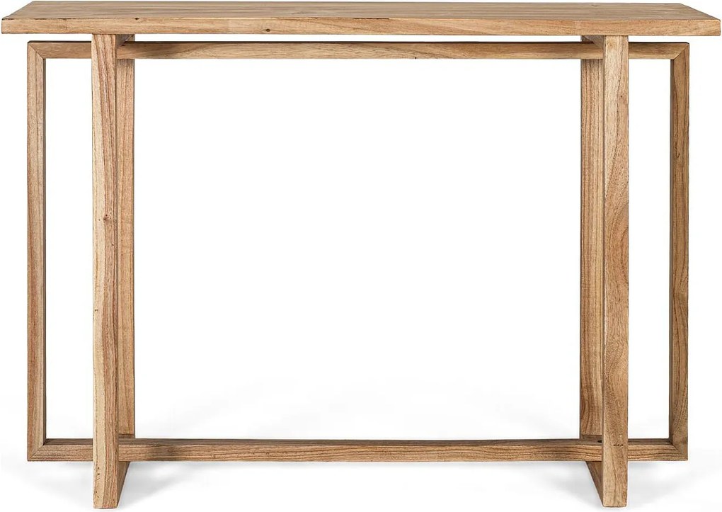 Virelle mindi wood console 83 cm x 120 cm x 40 cm