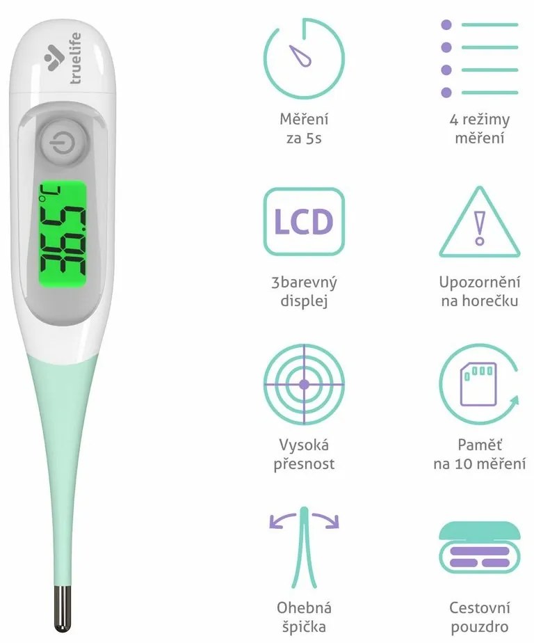 TrueLife Care T3 termometr z 5-sekundowym pomiarem