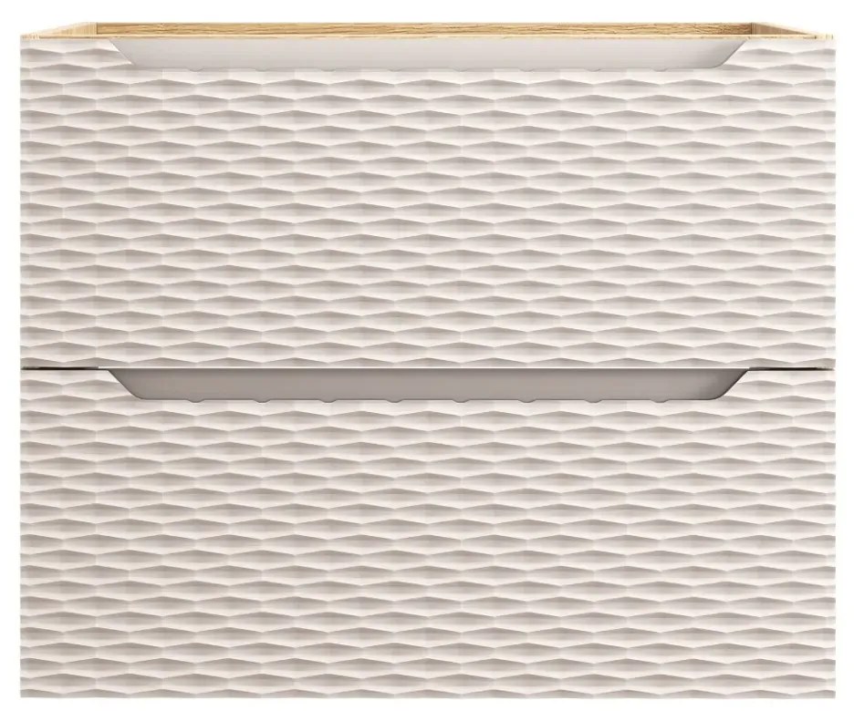 Szafka pod umywalkę OCEAN BEIGE 82-70-2S 70cm dąb olejowany/beżowa COMAD