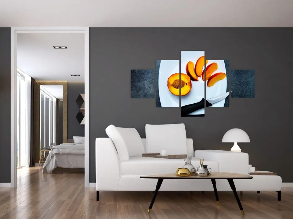 Obraz brzoskwini (125x70 cm)