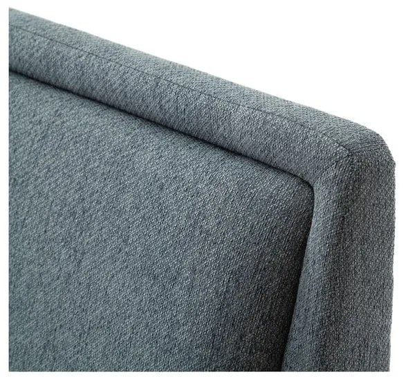 Zielone/niebieskie tapicerowane łóżko dwuosobowe bez stelaża 180x200 cm Frieda – Meise Möbel