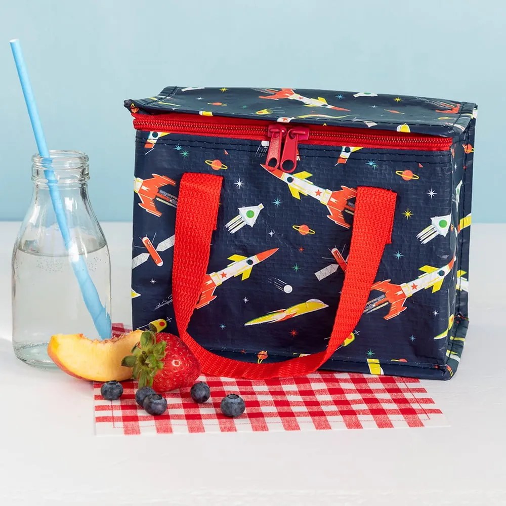 Ciemnoniebieska torba termiczna Space Age Rocket – Rex London