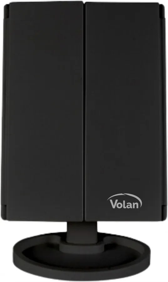 Lusterko Do MAKIJAŻU Powiększające 3X Kosmetyczne PODŚWIETLANE LED | VOLAN