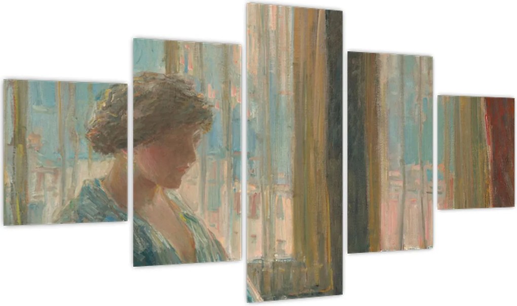 Obraz - Childe Hassam, The New York Window, reprodukcje (125x70 cm)