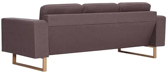 Elegancka trzyosobowa sofa Ladi 3x -  taupe