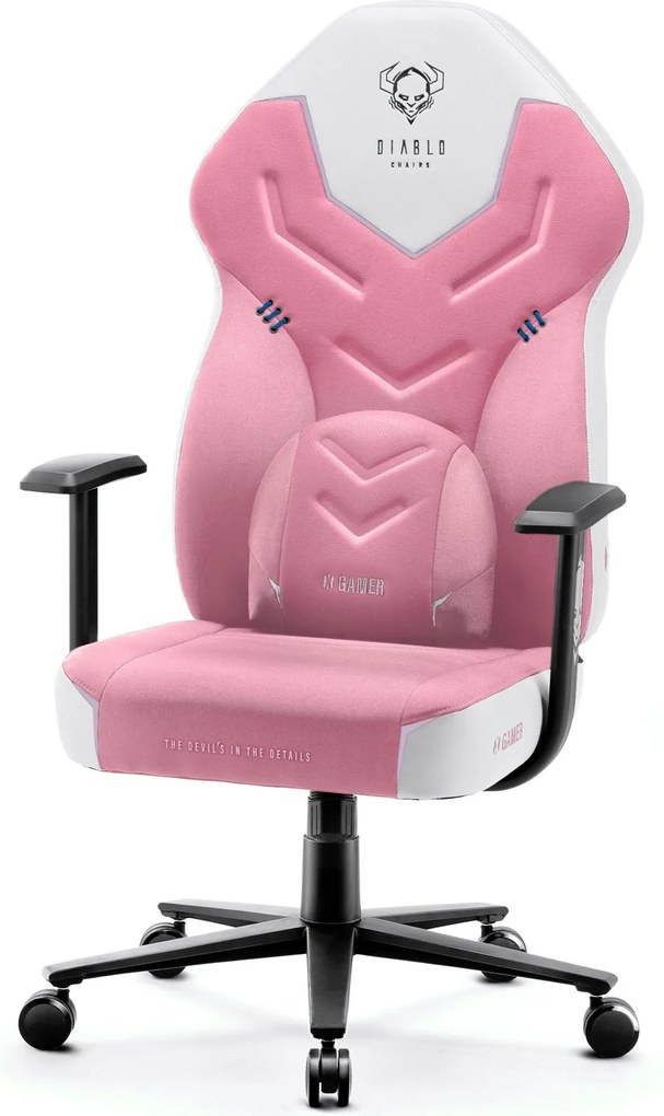Krzesło do gamingu Diablo X-Gamer 2.0 Normal Size Marshmallow Pink