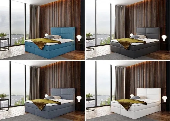 Łóżko w stylu kontynetalnym 160x200 N2-W97