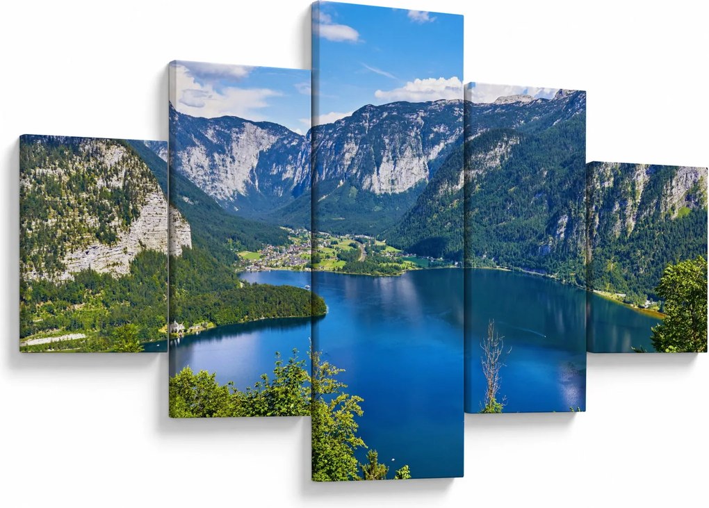 Obraz - Hallstätter See, Hallstatt, Austria (125x70 cm)