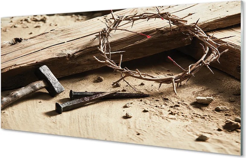 Szklany Panel Atrybuty Męki Pańskiej