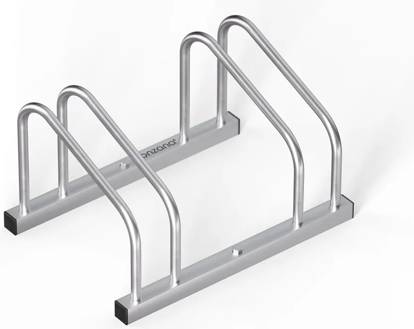Stojak na 2 rowery BIKE, 50x32x27cm, srebrna Monzana