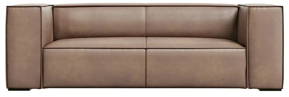 Jasnobrązowa skórzana sofa 212 cm Madame – Windsor &amp; Co Sofas