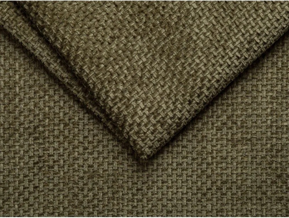 Zielone tapicerowane łóżko dwuosobowe bez zagłówka 160x200 cm Whale – Micadoni