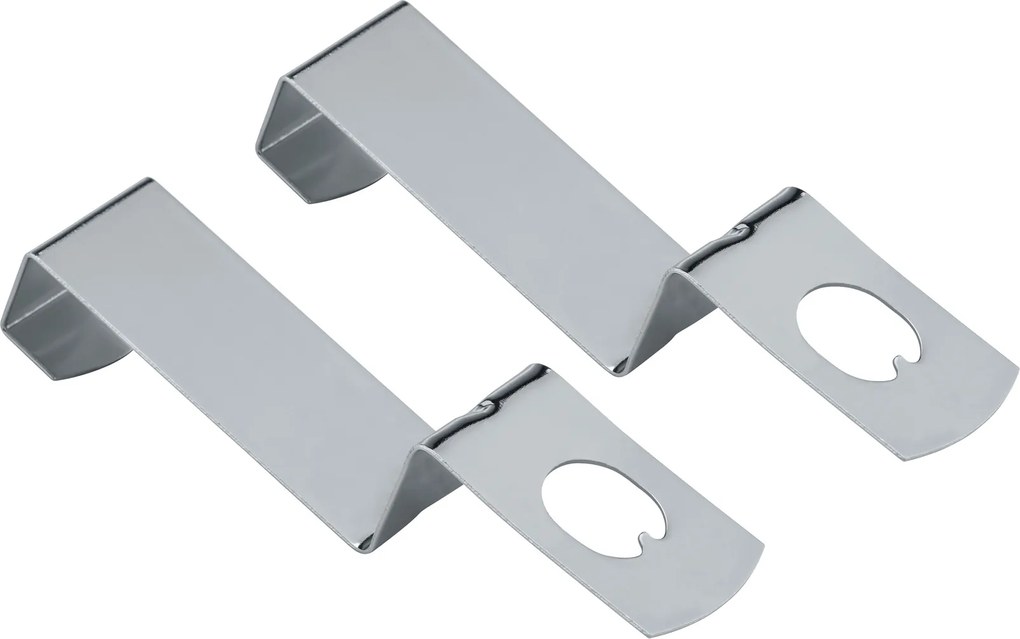 Półka z koszykami do montowania na drzwi, chromowana stal