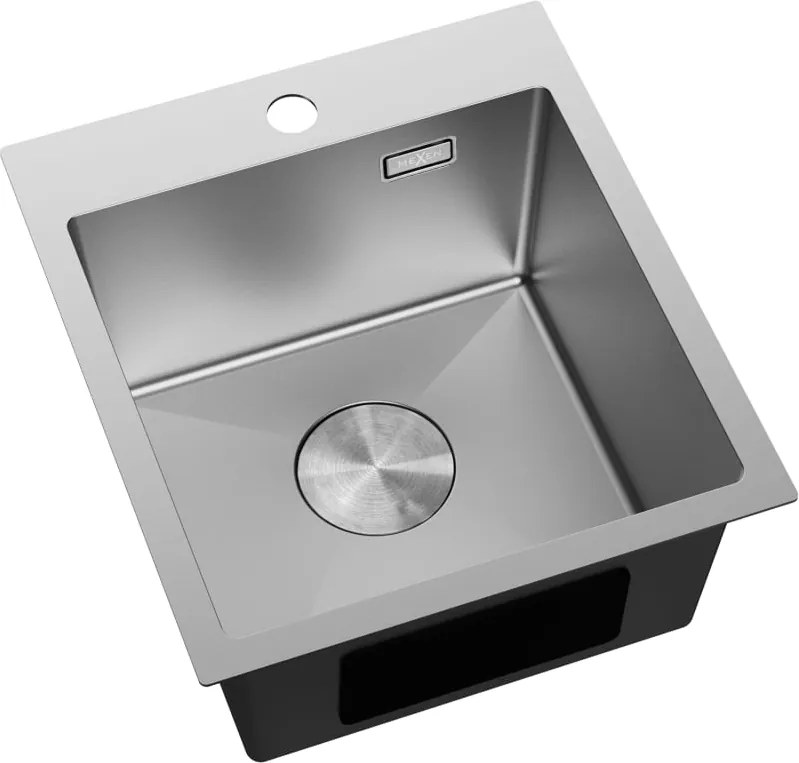 Mexen Solix zlewozmywak stalowy 1-komorowy 400 x 450 mm, inox - 6401401000-01