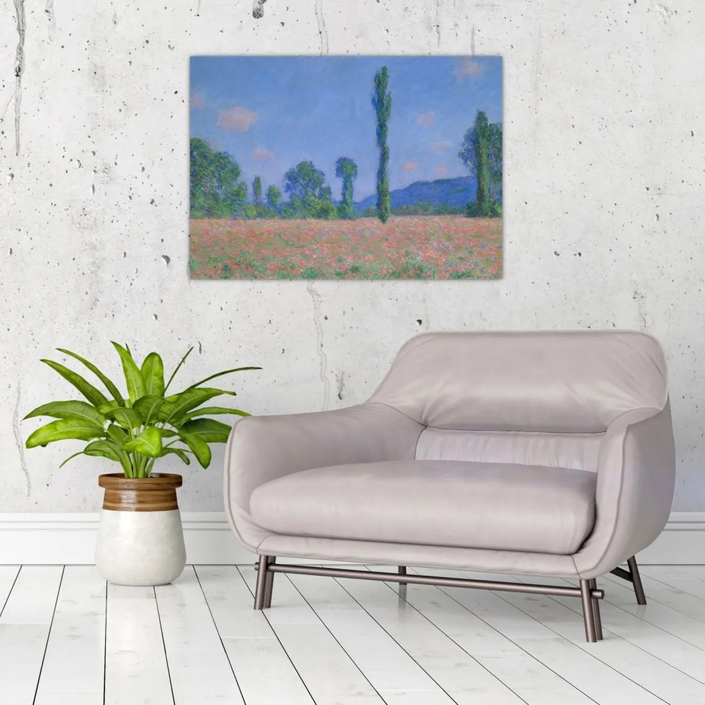 Obraz - Claude Monet, Poppy Field (Giverny), reprodukcje (70x50 cm)