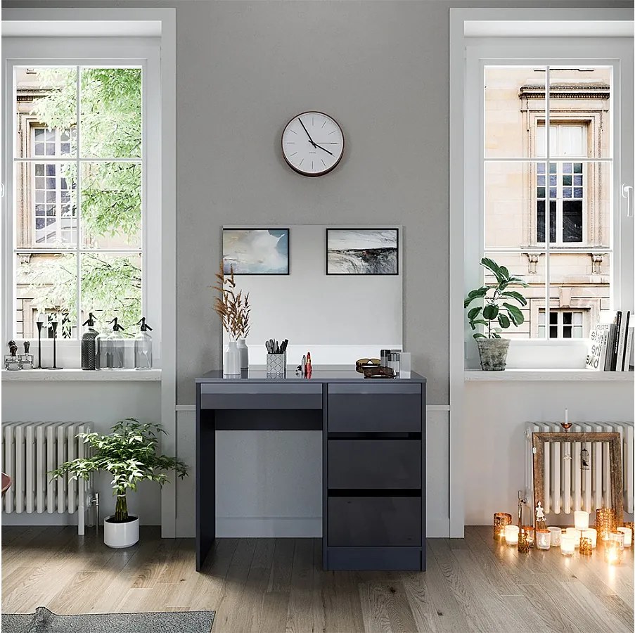 Stolik do przebierania antracyt 90x40x75 sherry