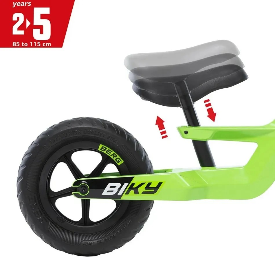 Mini skuter BERG Biky, zielony