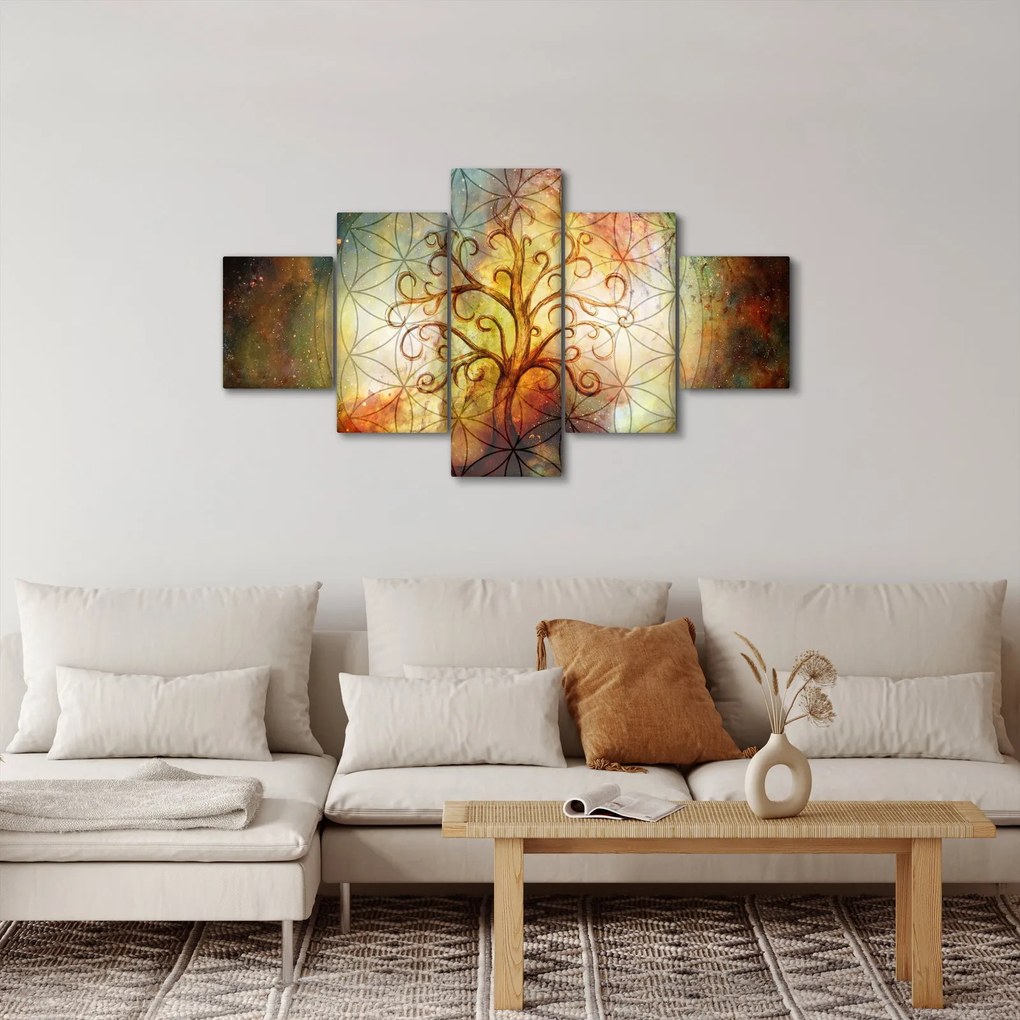Abstrakcyjny obraz drzewa (125x70 cm)