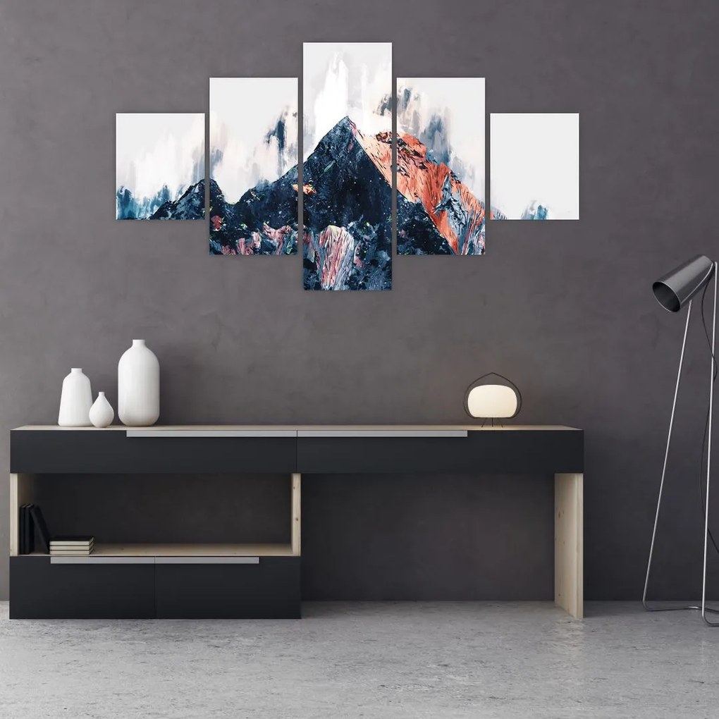 Obraz - Abstrakcyjna góra (125x70 cm)