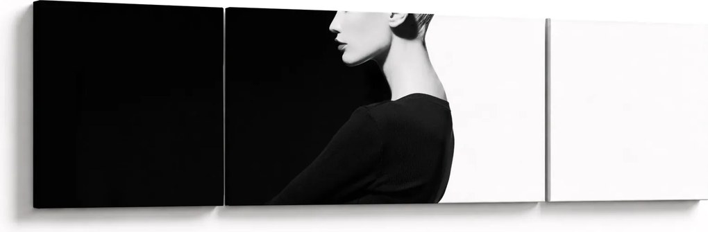 Obraz - Kobieta à la yin i yang (170x50 cm)