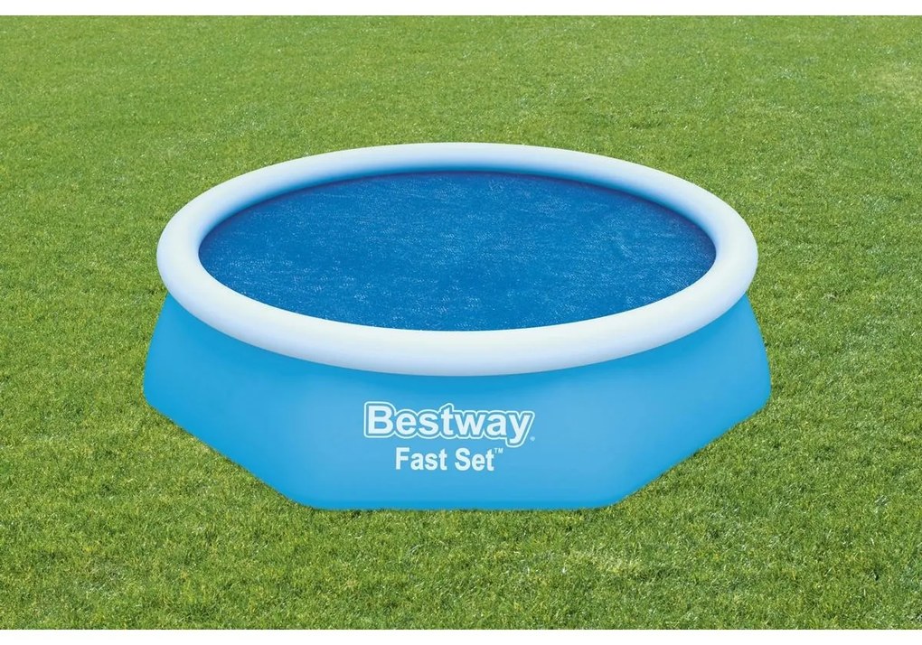 Bestway Płachta słoneczna do okrągłego basenu, śr. 244 cm