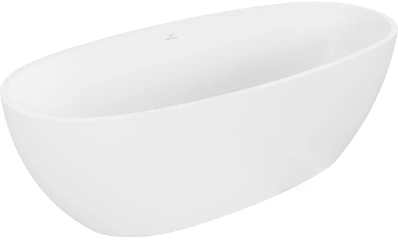 Mexen Torino wanna wolnostojąca z konglomeratu 175 x 78 cm, biała mat - 57271757800
