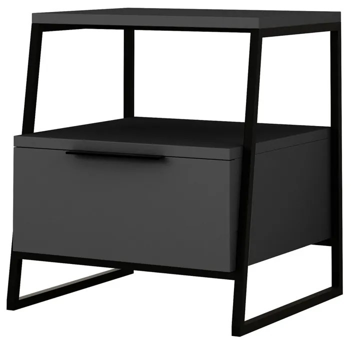 Stolik nocny Pal Anthracite