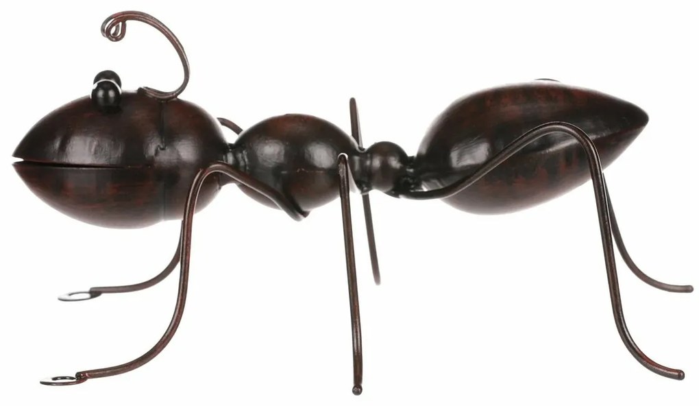 Metalowa dekoracja ogrodowa do zawieszenia Mrówka, 18 x 11 x 10 cm