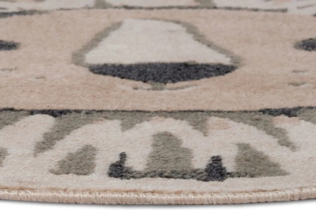 Dywan dziecięcy Adventures – Słodki Lew koło 100 cm x 100 cm Atest Oeko-Tex